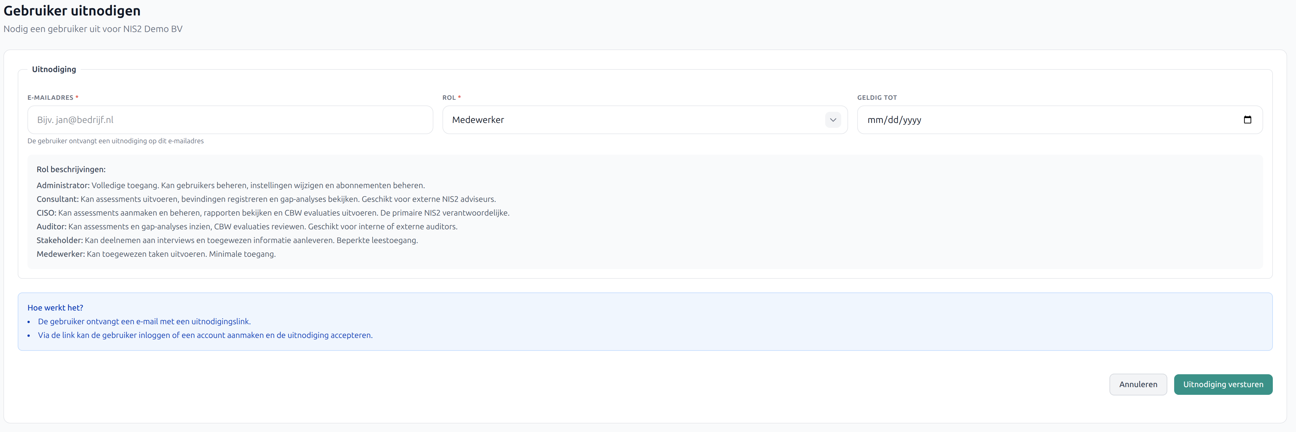 Teamleden uitnodigen en rollen toewijzen